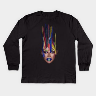 Yvie Oddly - I'm Crowning Kids Long Sleeve T-Shirt